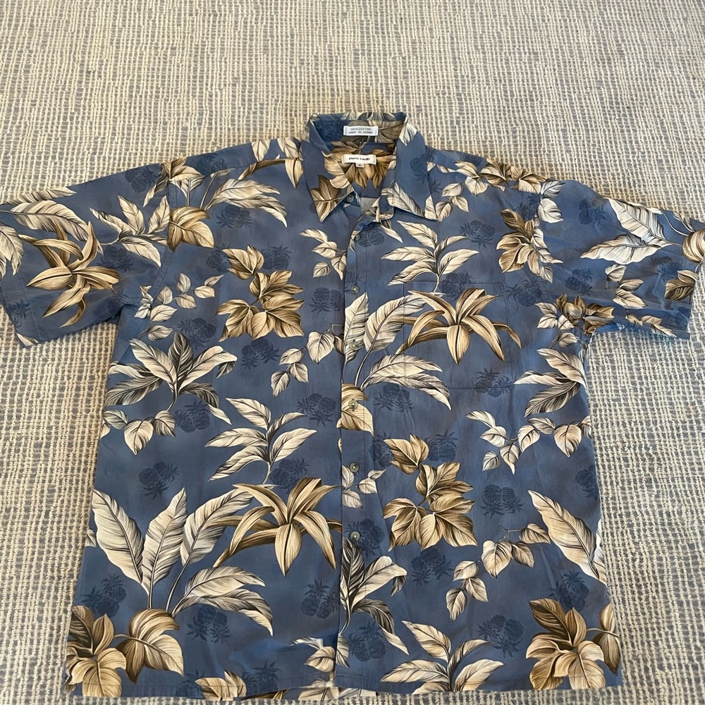 Mens Pierre Cardin Tropical Shirt